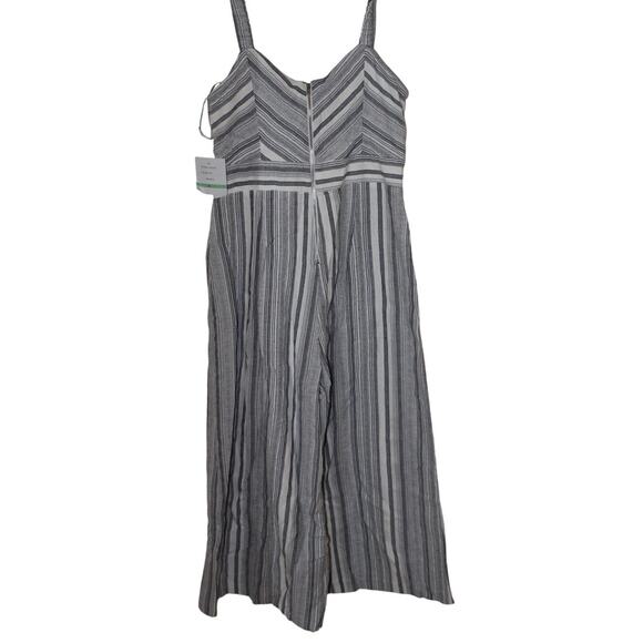 Violet Weekend Womens 8 NWT Sleeveless Capri Wide Leg One Piece Romper W/Zipper - Picture 2 of 6